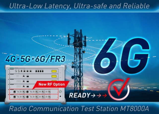 안리쓰, 6G/FR3 주파수 대역 지원 RF 하드웨어 옵션 조기 출시