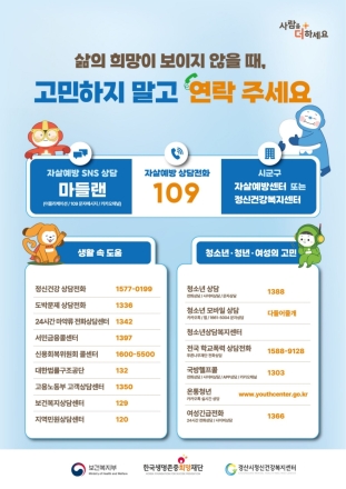 경산시정신건강복지센터,자살 예방 활동 3~5월 중점 추진