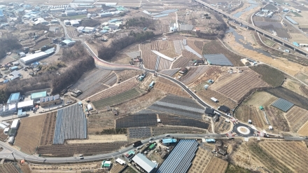 압량 내리 우회도로(리도206호선) 농어촌도로 개통